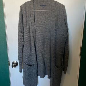 Knee Length American Eagle crochet cardigan
